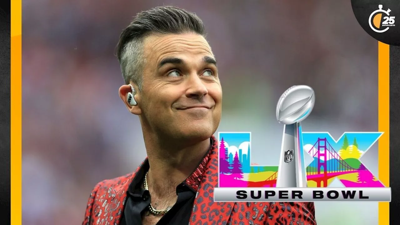 Robbie Williams podría cantar en el Super Bowl LX en 2026