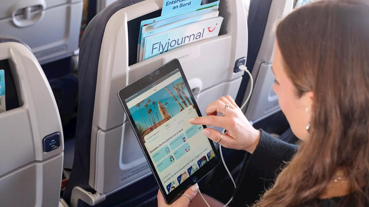 Tui stattet Flugzeuge mit WLAN aus – eine Sache bleibt verboten