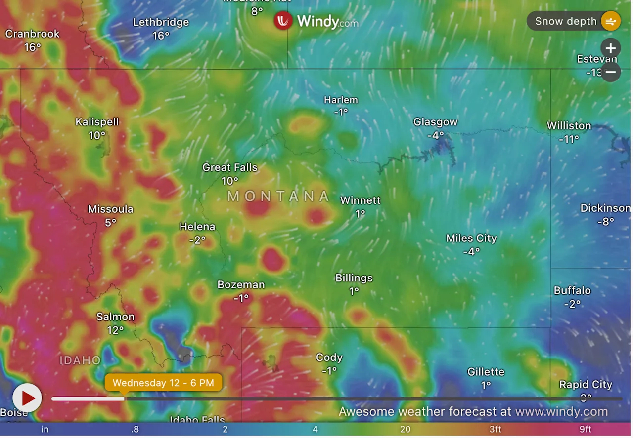 Winter Weather Advisory Issued for Parts of Montana