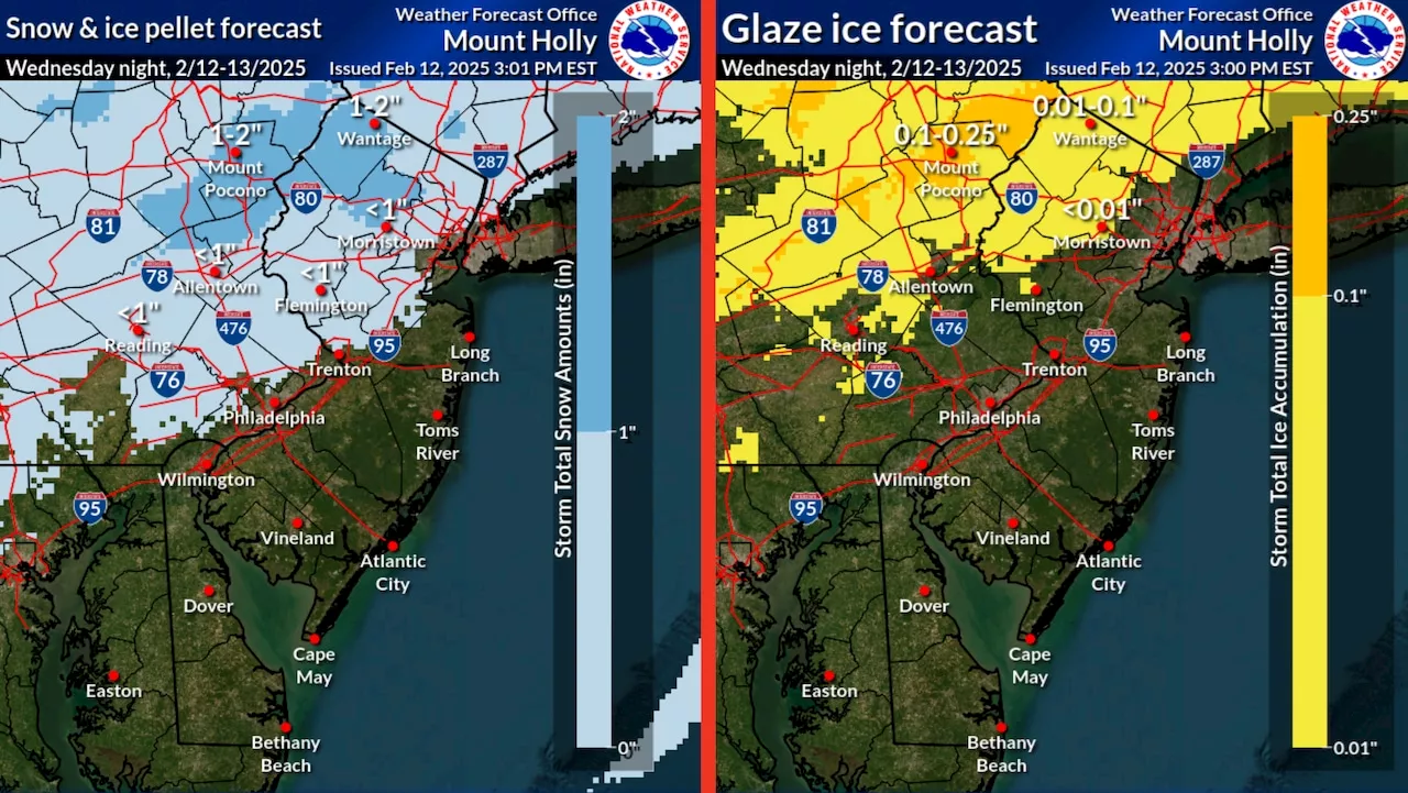 Winter Weather Advisory Issued for Northwest New Jersey