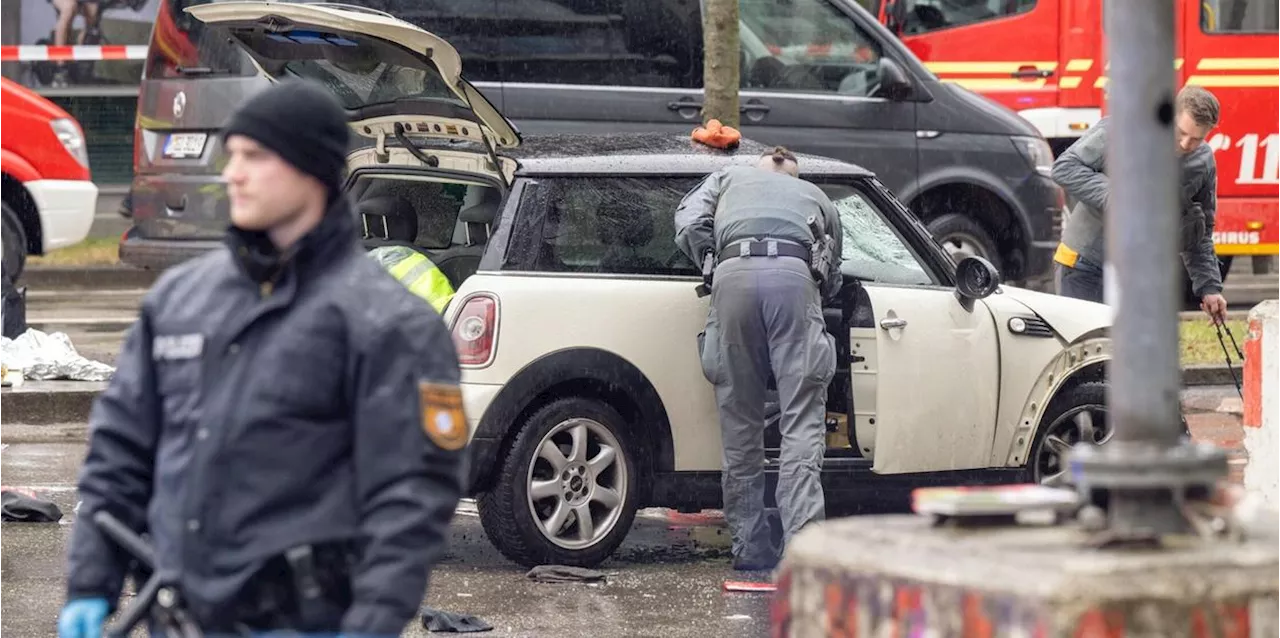 Anschlag in München: 28 Verletzte bei Autofahrt in Demonstrationszug