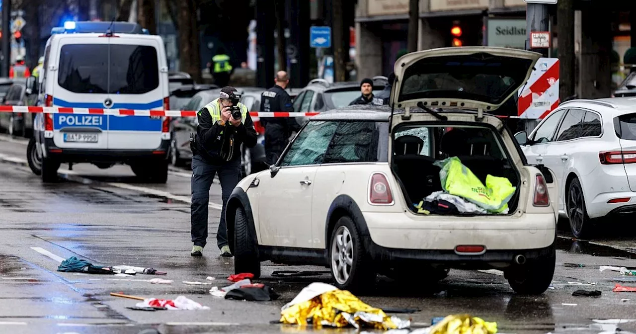 Anschlag in München: Auto rast in Menschenmenge