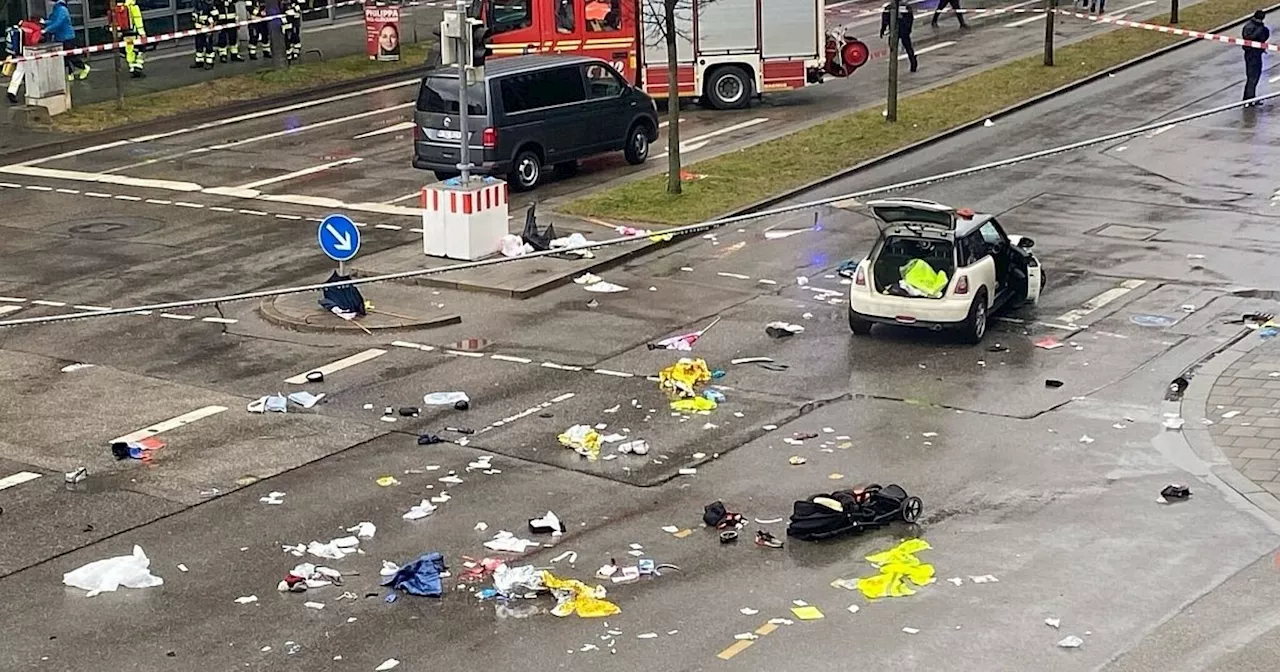 Anschlag in München: Schock und Entsetzen nach Tat auf Verdi-Demonstration