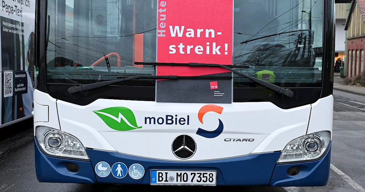 Bielefelder ÖPNV steht am 14. Februar still