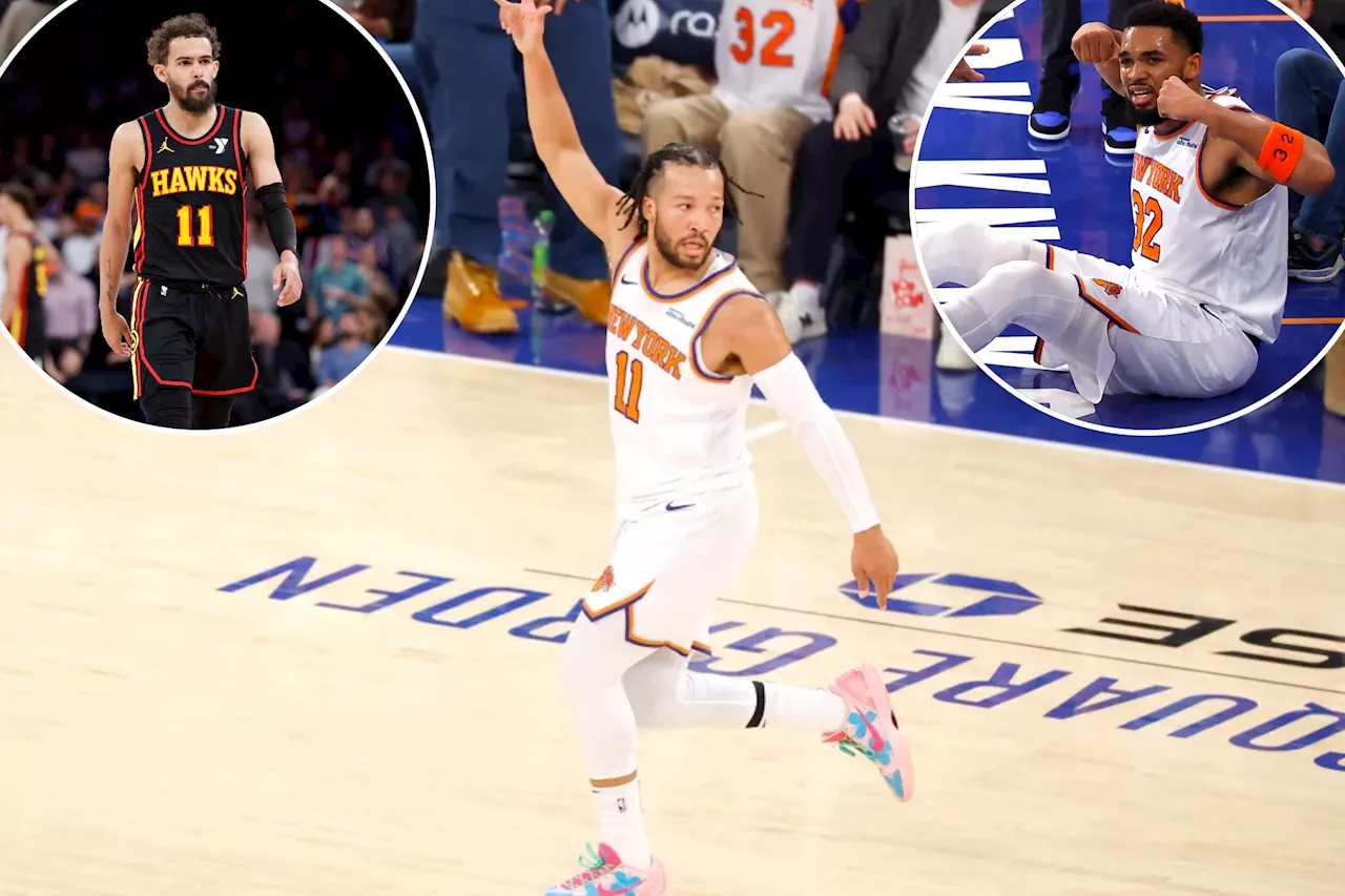 Knicks avert disaster on late Jalen Brunson jumper in thrilling OT win over Hawks