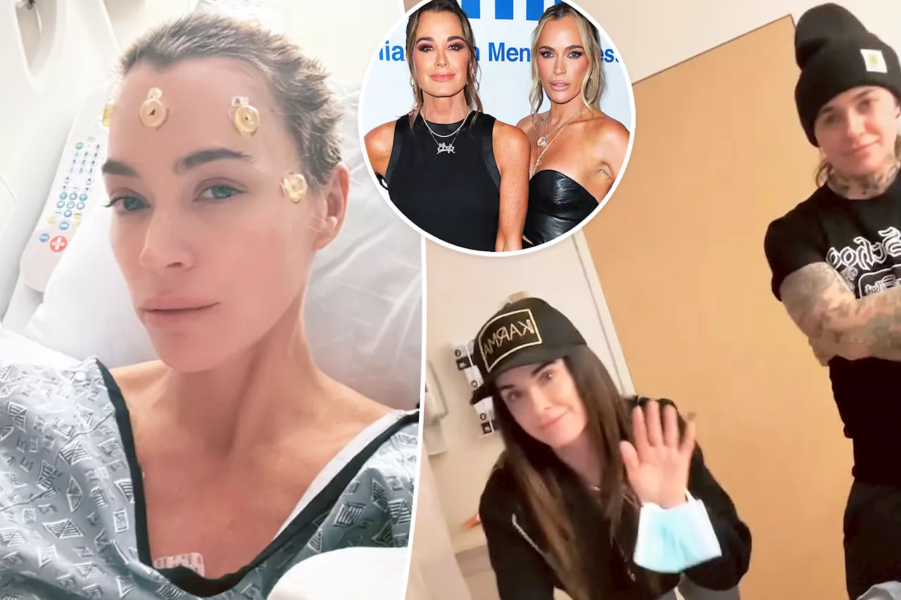 Kyle Richards, Morgan Wade race to Teddi Mellencamp's side as she undergoes emergency surgery for brain tumors