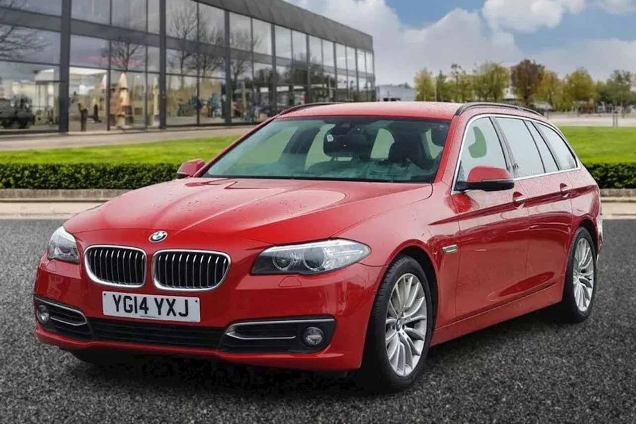 Rare Flat Red BMW 5 Series Estate: A Treasure Trove of History for £12,990