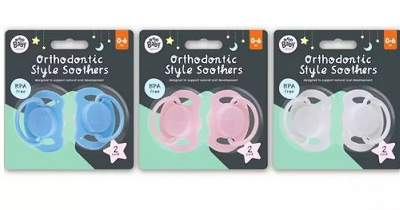 Ireland Recalls 10,200 Baby Soothers Due to Choking Hazard