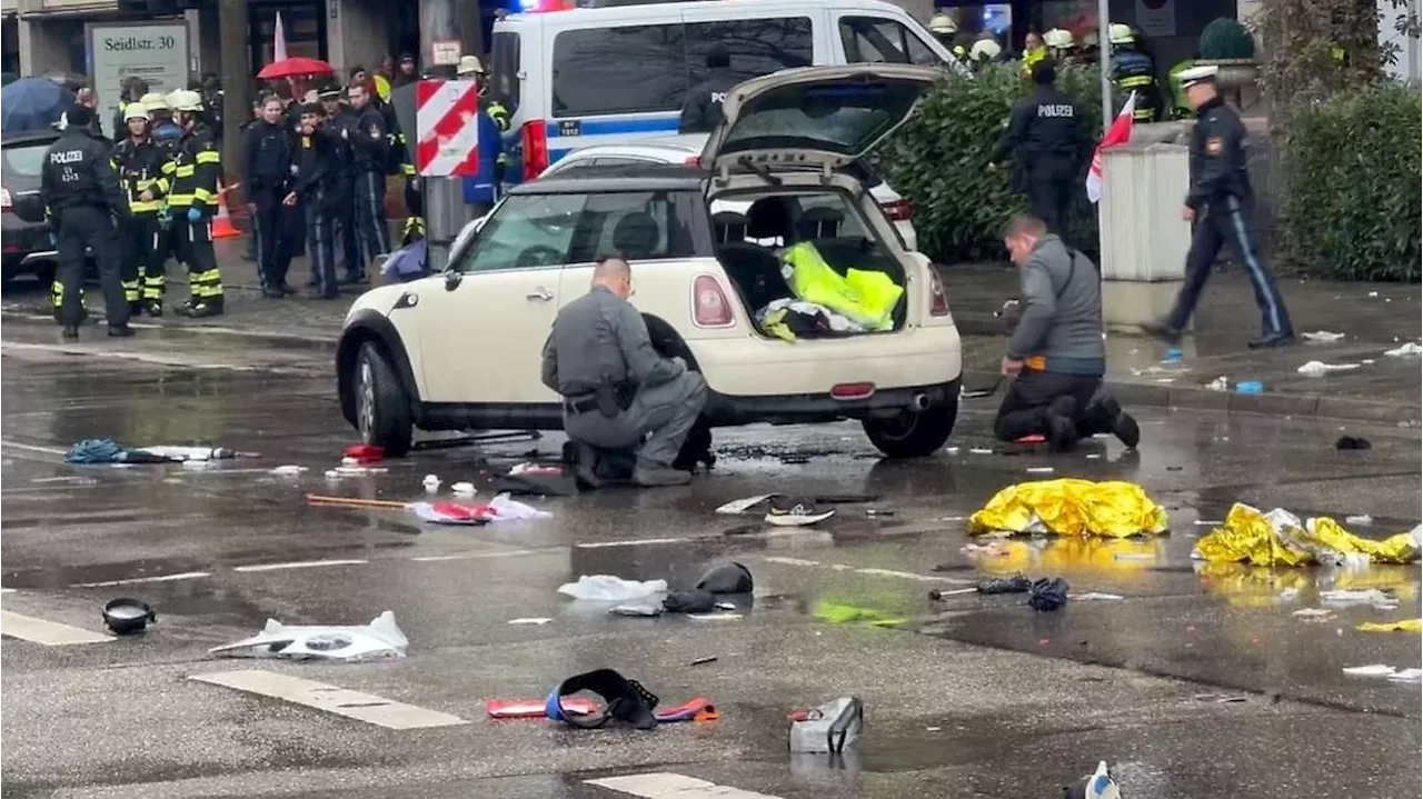 München: Auto rast in Verdi-Demo – Söder spricht von Anschlag