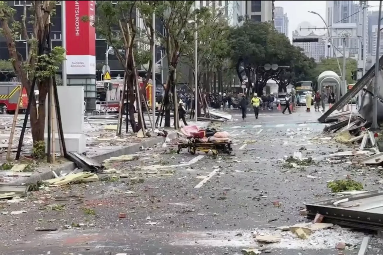 Gas explosion at Taiwan food court kills 4 and leaves 8 hospitalized