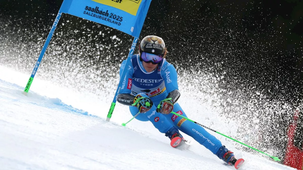 WM-Riesenslalom in Saalbach: Gold für Brignone, neues Selbstvertrauen für Dürr