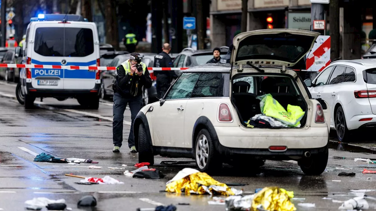 Schock in München: Auto rast in Demonstrationszug von Verdi-Streikern