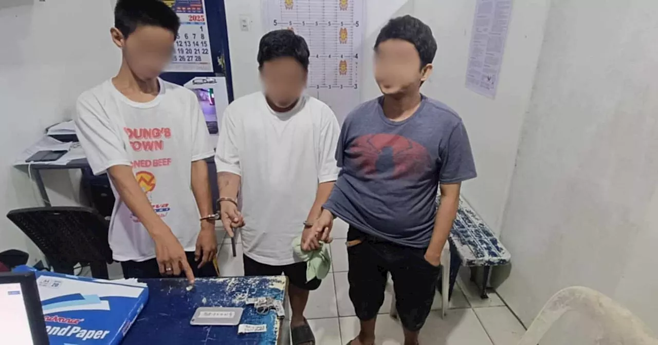 Three Robbers Targeting Call Center Agent Arrested in Cebu City