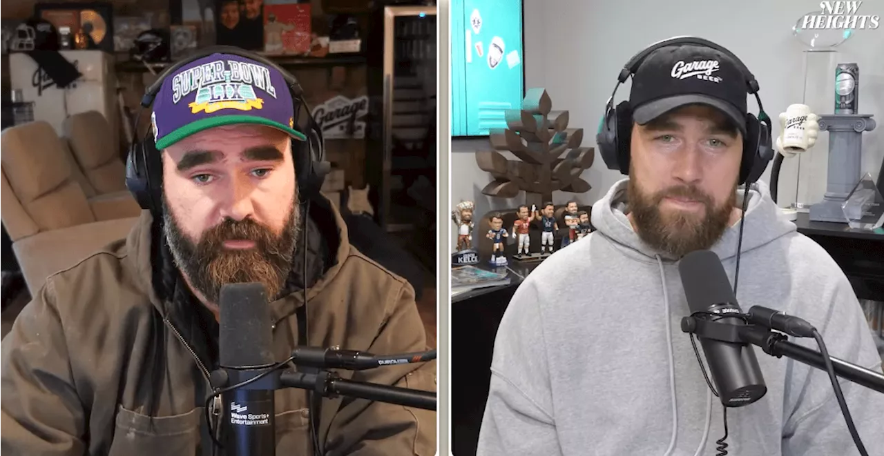 – Jason Kelce’s heartfelt explanation gets brother Travis fired up after ‘terrible’ Supe...