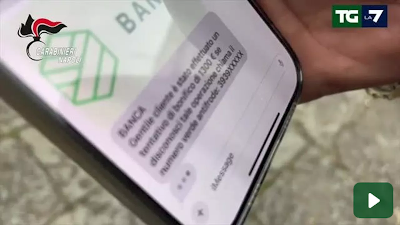 Truffa SMS a Napoli: Smantellata Centrale Operativa e 10mila Euro Sfilati