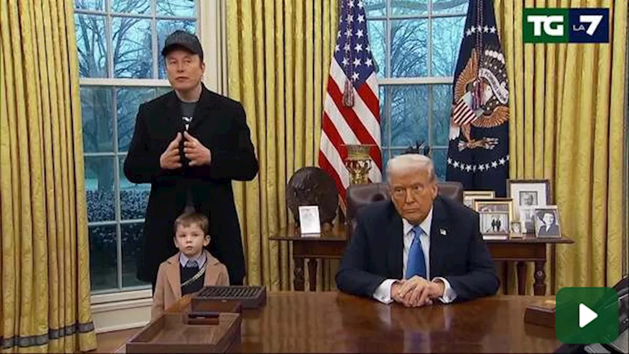 Video virale: Figlio di Elon Musk e Trump nello Studio Ovale