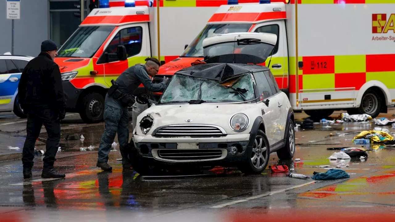 At least 28 injured in 'suspected attack' after car drives into Munich crowd