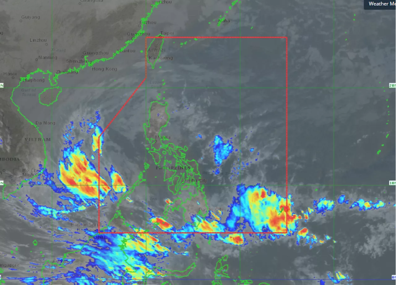 Cloudy skies, rain showers, thunderstorms likely over parts of PH