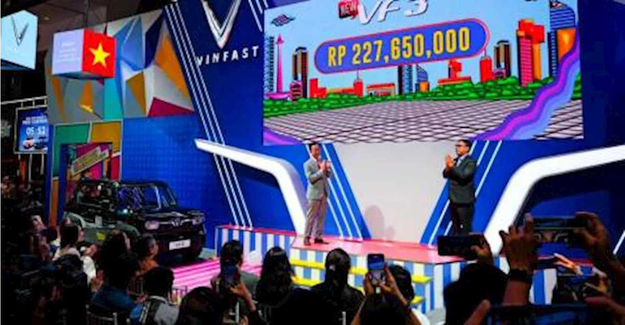 VinFast Launches VF 3 and Offers Free Charging in Indonesia