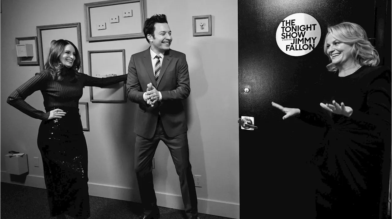 Jimmy Fallon Hosts ‘SNL’ Reunion With Tina Fey, Amy Poehler and Seth Meyers: See Backstage Pics