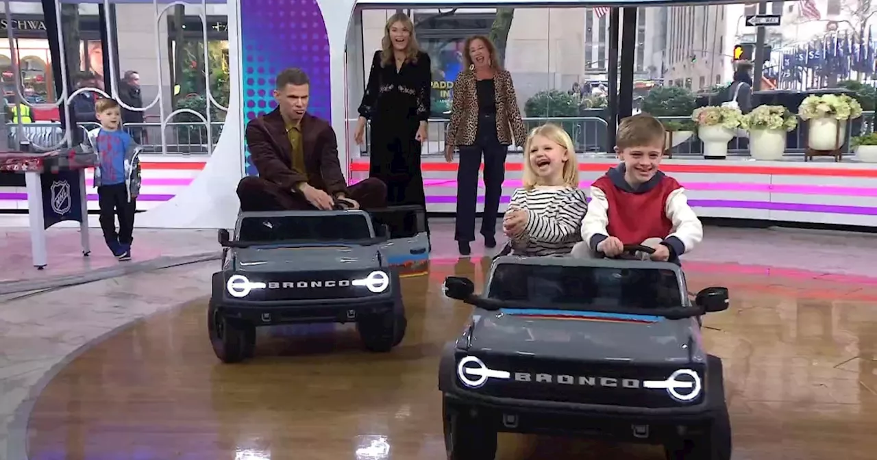 Mikey Day Crashes Toy Car on TODAY