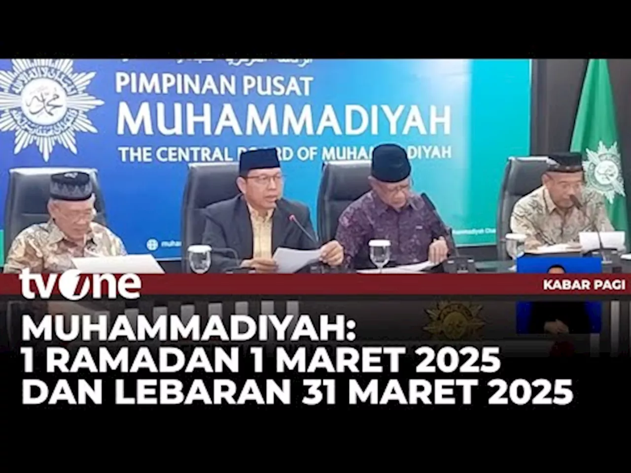 PP Muhammadiyah Tetapkan 1 Ramadhan 1446 Hijriah