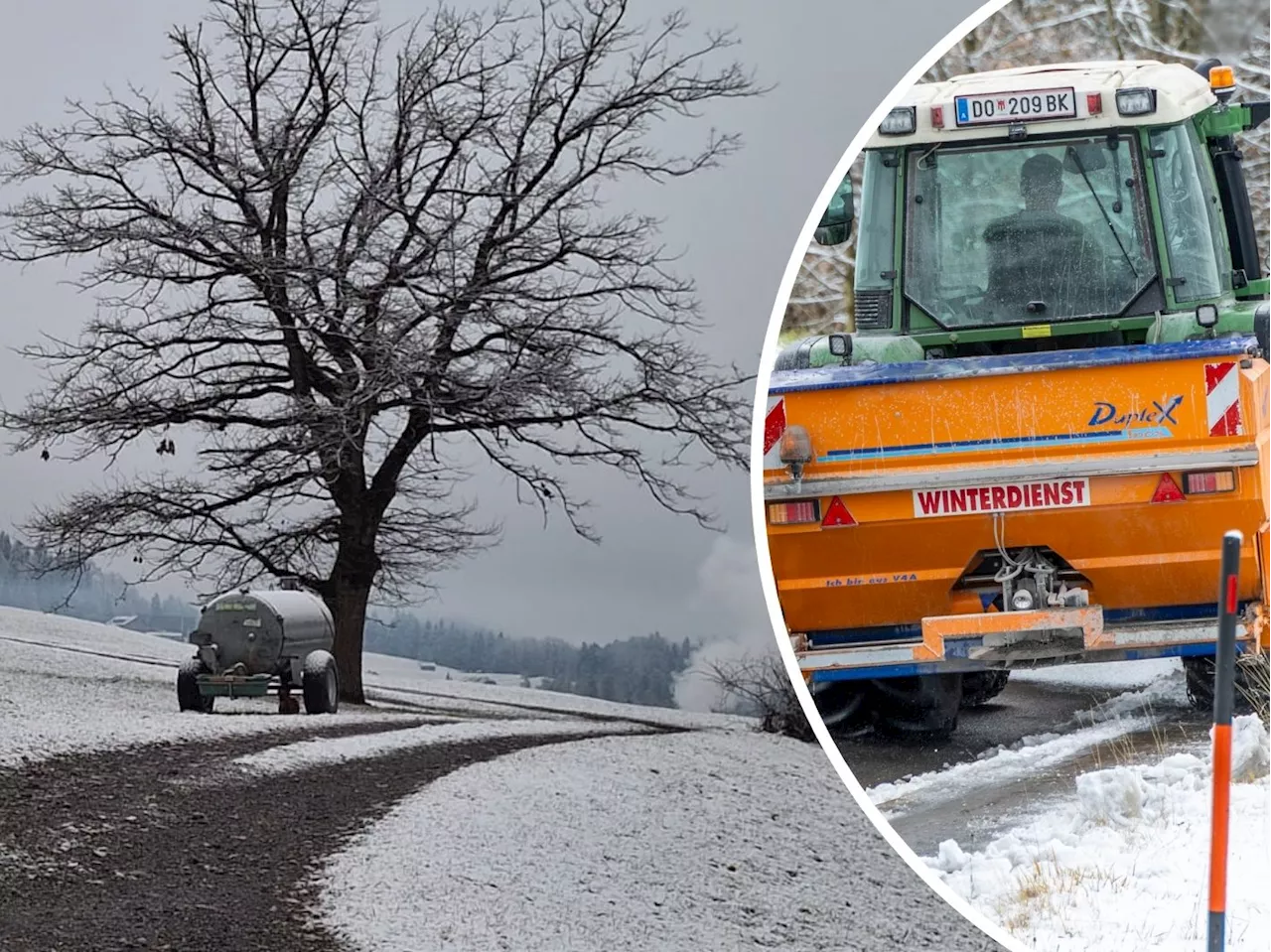 Winterliche Kälte zieht ins Ländle ein