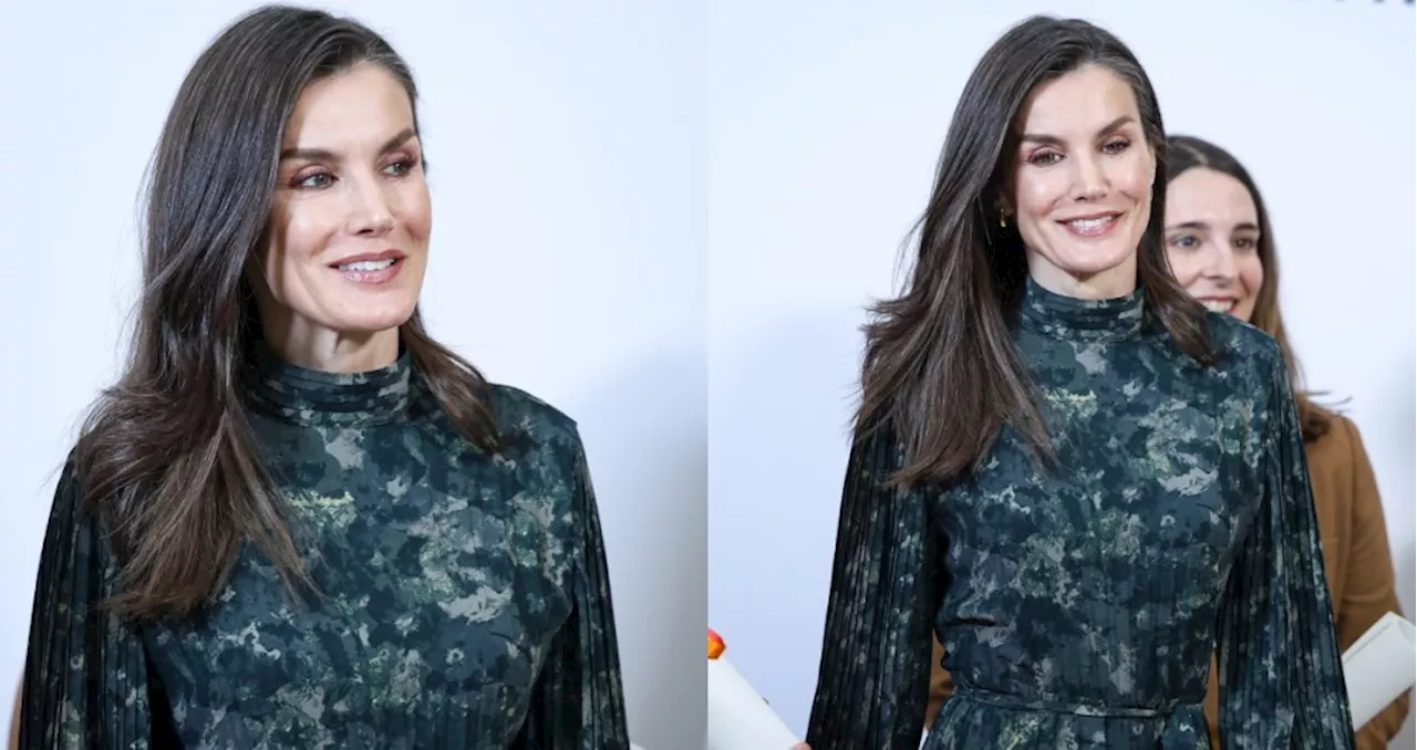 Queen Letizia of Spain's Striking Ensemble for Royal Academy Awards