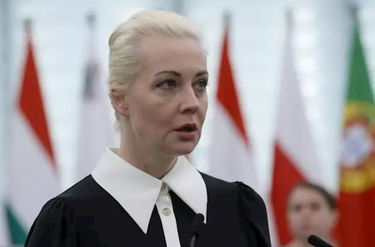 'No point negotiating' with Putin, says Navalny's widow