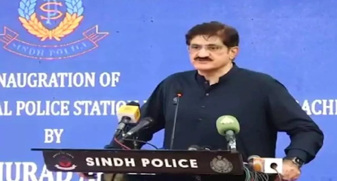 CM Sindh inaugurates model police station in Karachi