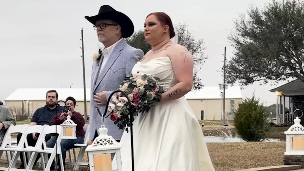 Determined Dad Walks Daughter Down the Aisle After Heart Attack