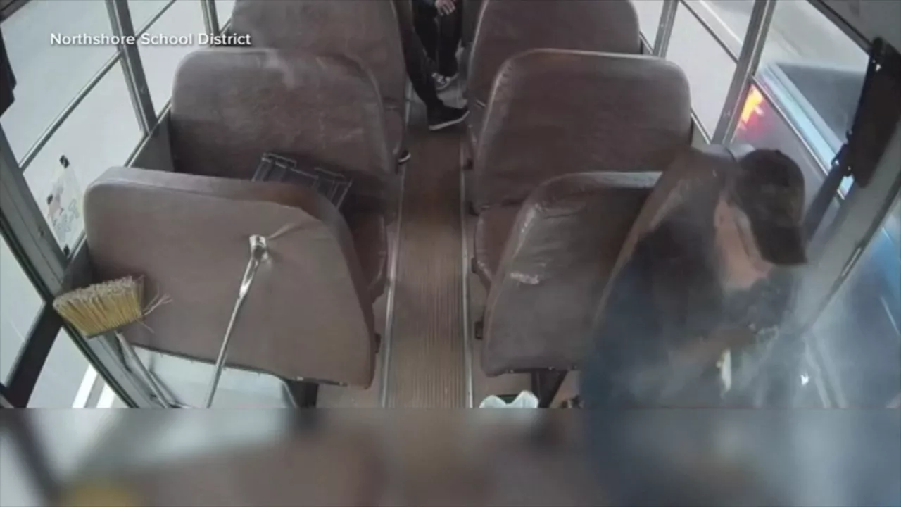 School Bus Driver Hailed as Hero After Being Struck by Flying Metal