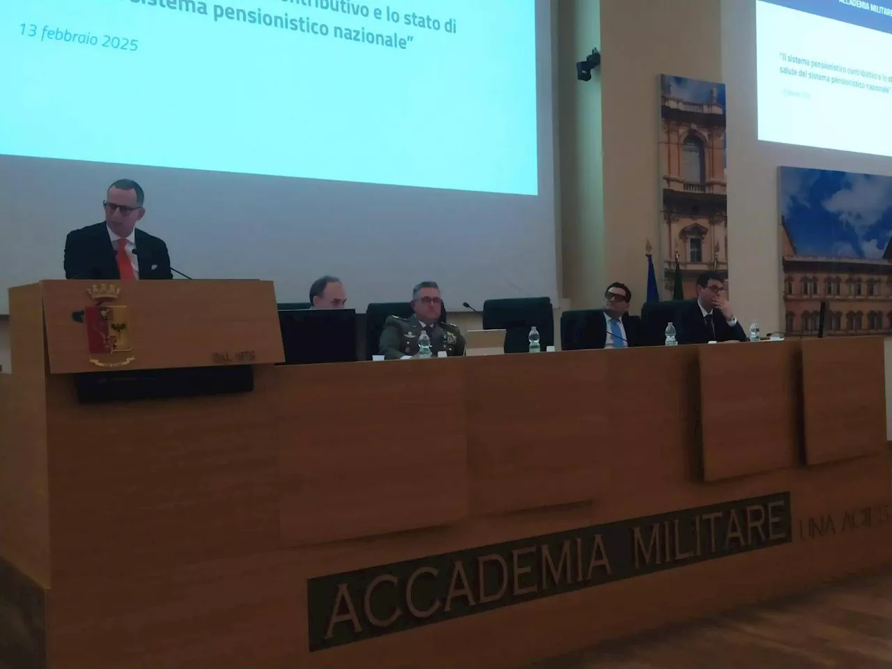 Presidente Inps Fava incontra Allievi Ufficiali dell'Accademia Militare a Modena