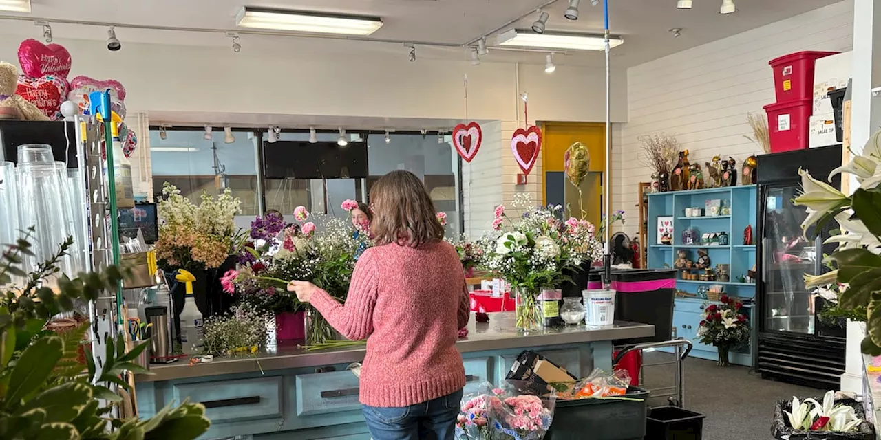 Anchorage Flower Shop Experiences Early Valentine's Day Rush