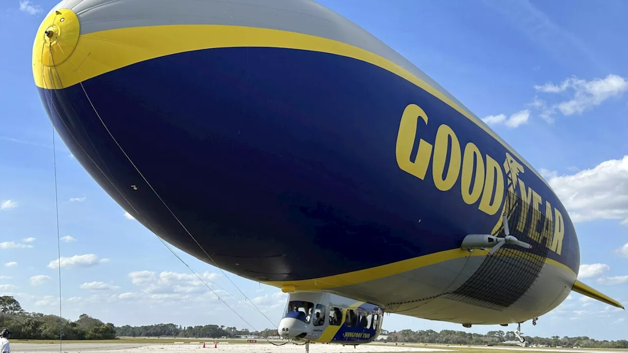 Goodyear Blimp Takes Flight at Daytona 500, Celebrates 100 Years of Aerial Icon