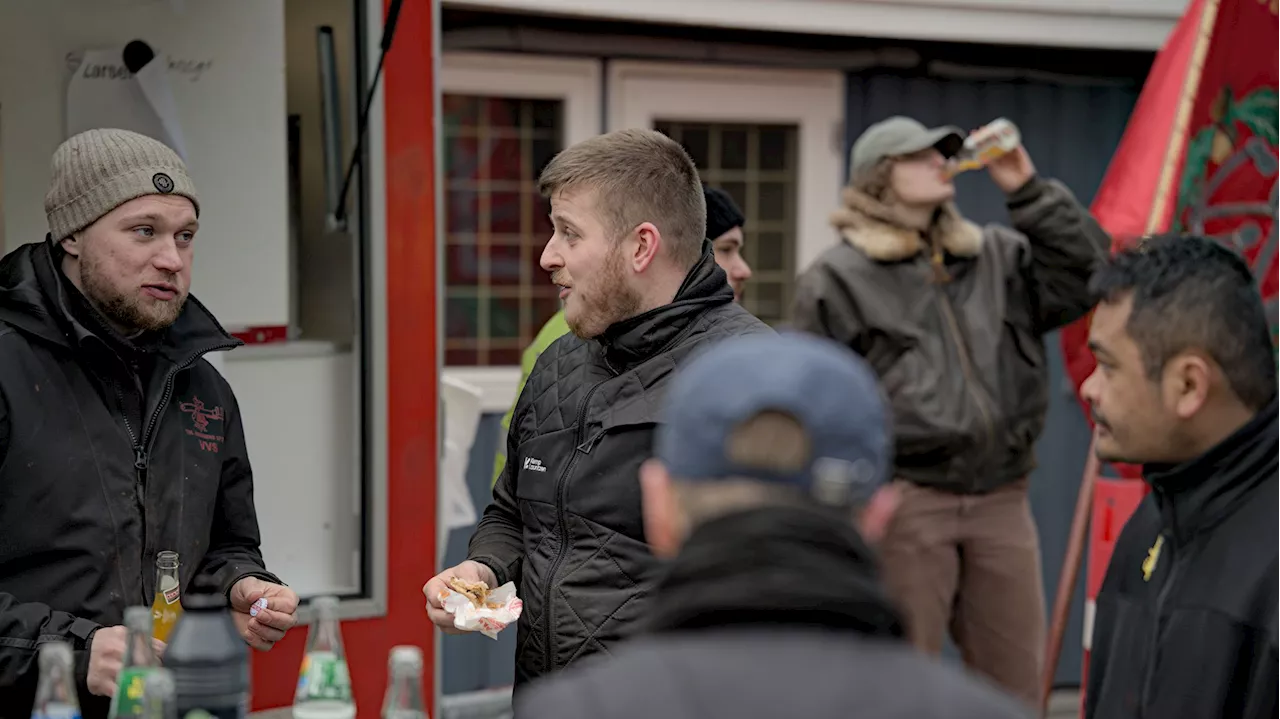 Lærlinge holdt fælles frokost med både kebab og krav til overenskomster