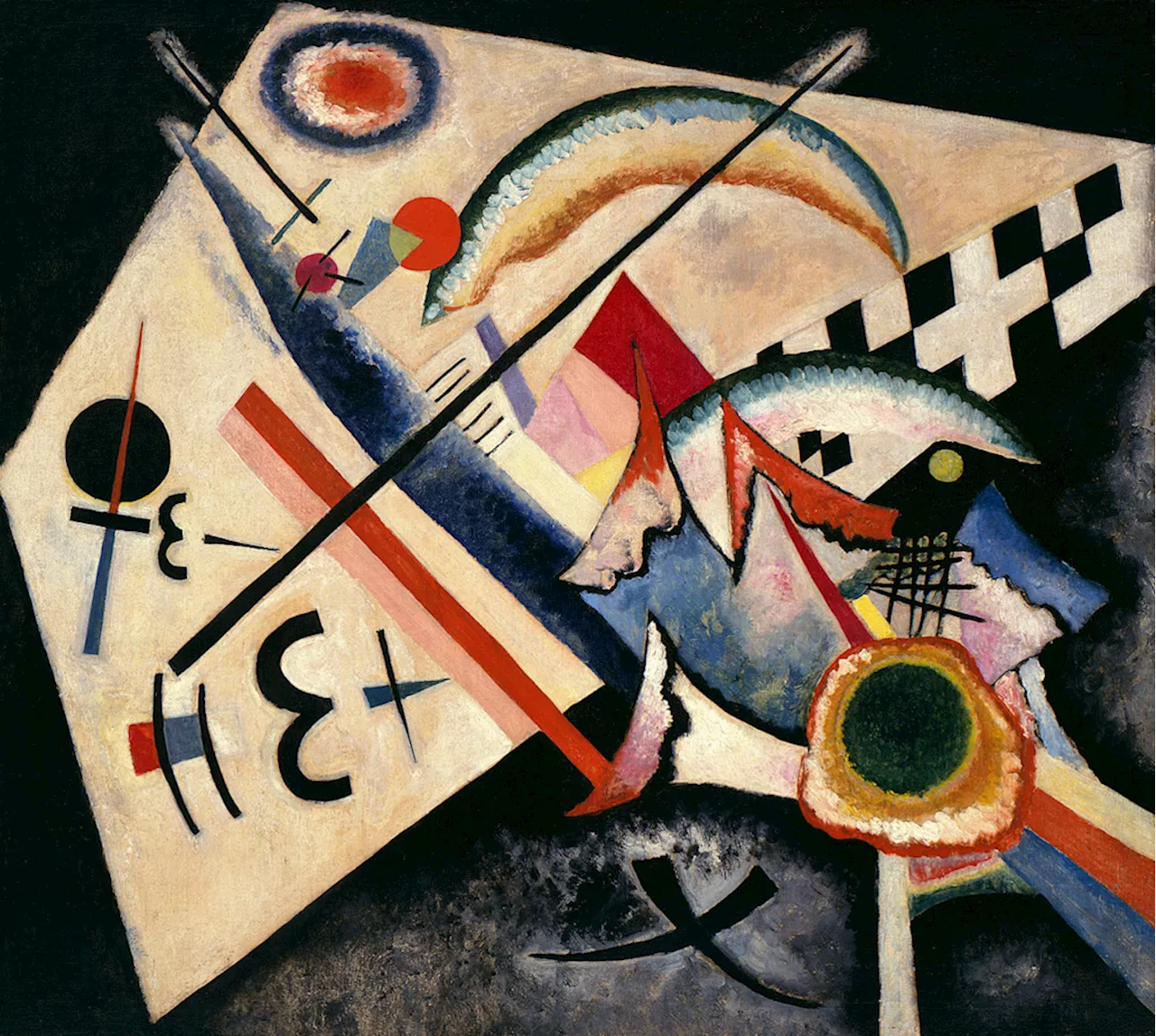 Als Kandinsky die Kunst „kalt“ machte: Blauer Kreis, rotes Quadrat, stechend gelbes Dreieck