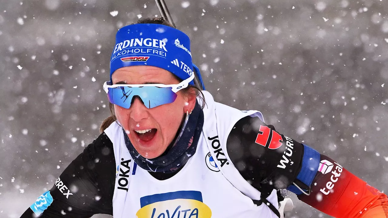 Franziska Preuß verpasst Biathlon-WM-Gold nur knapp