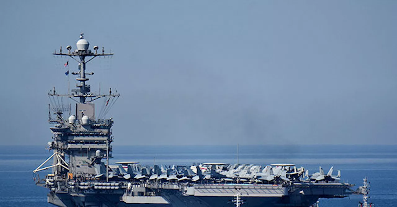 Aircraft Carrier USS Harry S. Truman Involved in a Collision at Sea