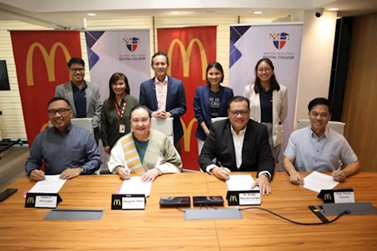Mapúa Malayan Digital College Partners with McDonald's Phils. to Empower Working Students