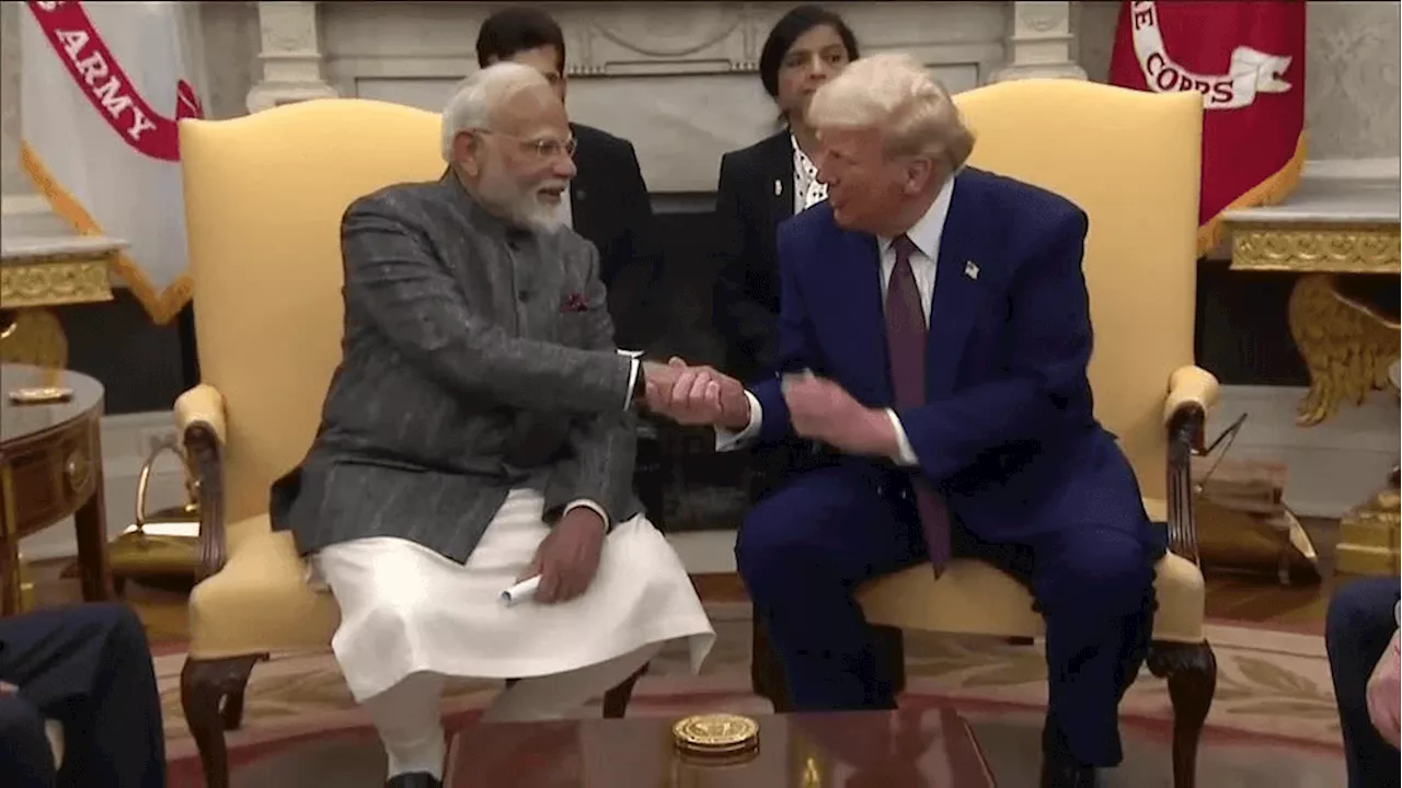 Trump and Modi Meet at the White House, Emphasize 'Great Friendship'