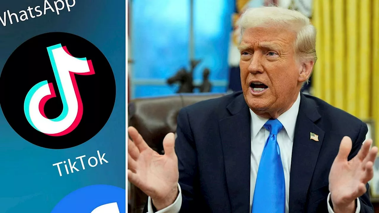 Trump lovar techjättarna skydd för Tiktok-distribution