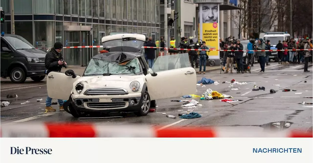 Anschlag mit Auto auf Demonstration in München