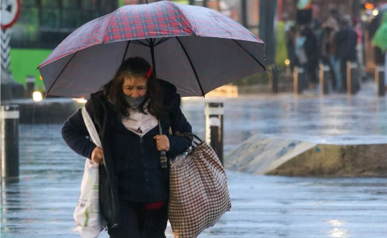 Lluvia sorprende a capitalinos; se reportan fuertes precipitaciones en la zona centro