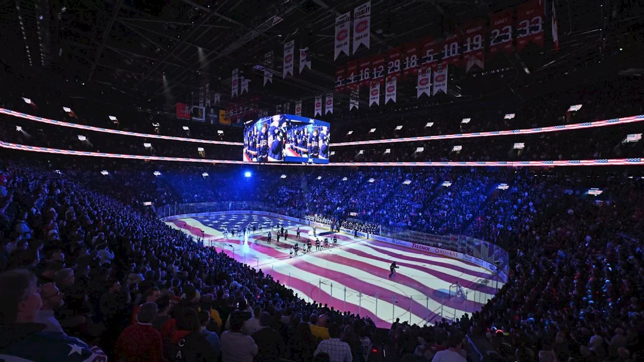 Montreal Fans Boo U.S. Anthem at 4 Nations Face-Off