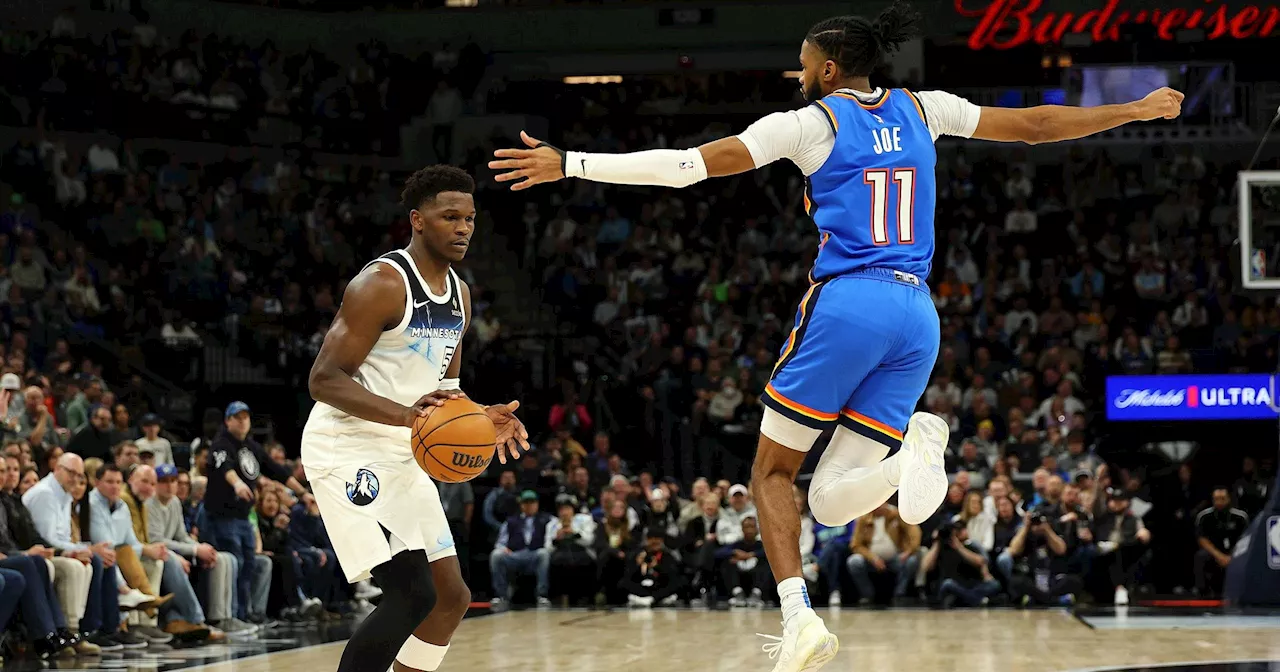 Les Timberwolves humilient le Thunder, les Warriors s'imposent contre les Rockets