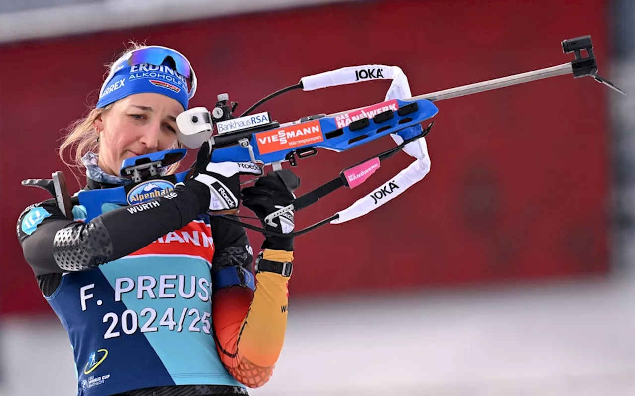 Denise Preuß holt sich Silber bei Biathlon-WM