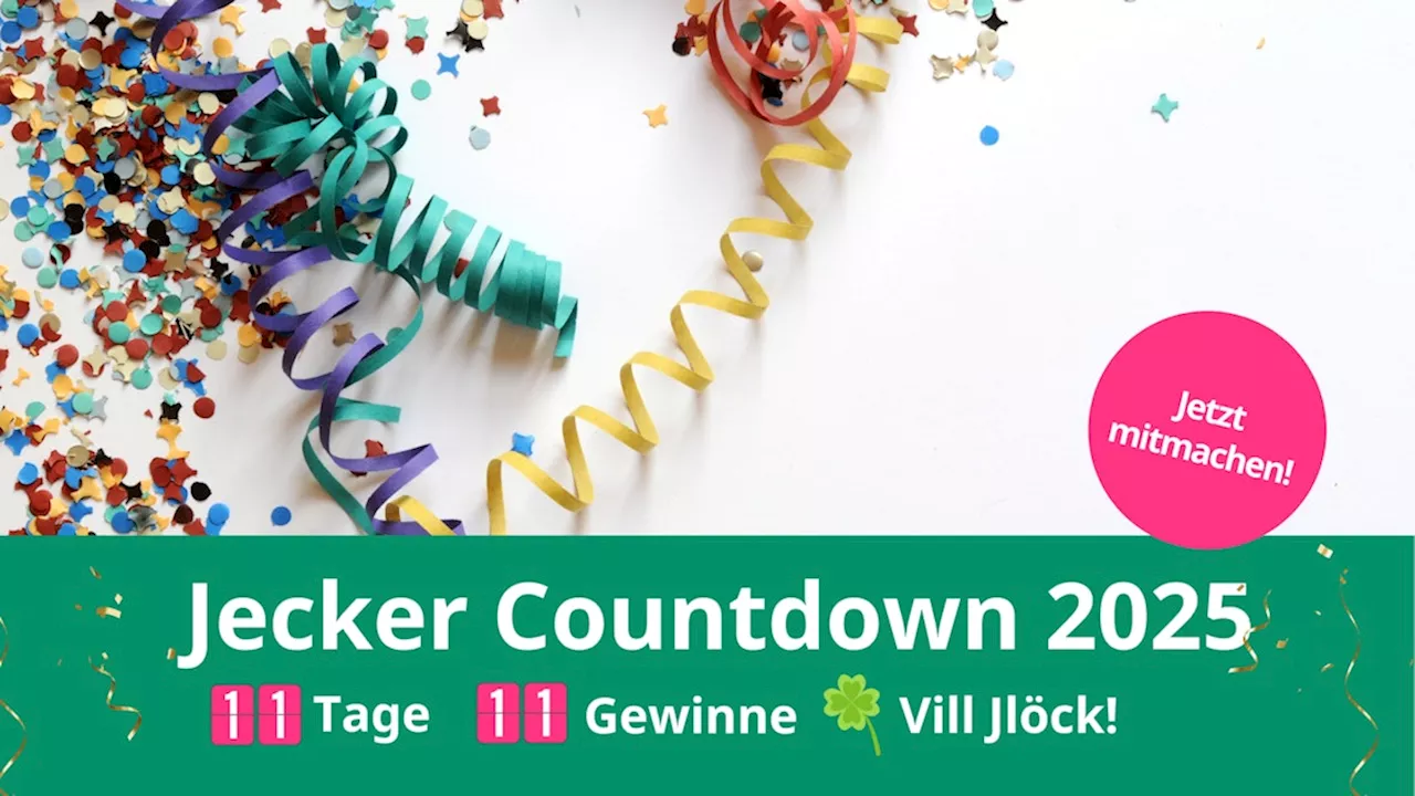 Jecke Preise im Countdown zum Straßenkarneval