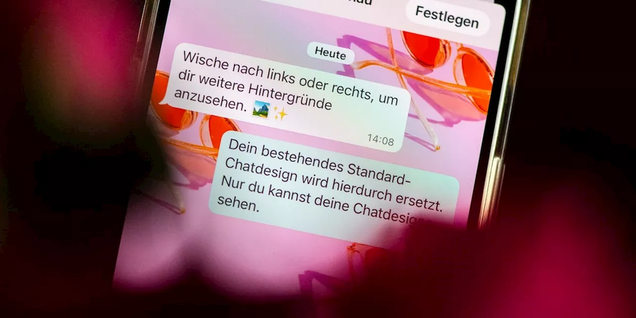 Messenger personalisieren: Whatsapp: Individuelle Chat-Designs kommen