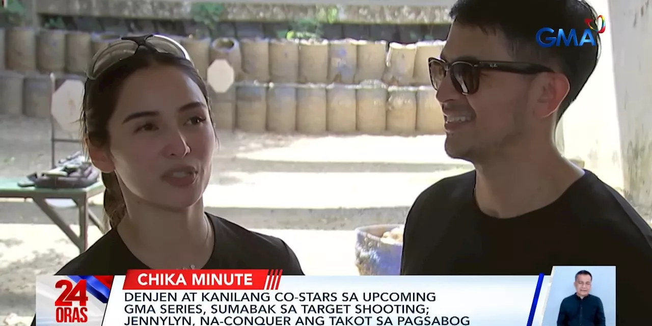 Jennylyn Mercado, Dennis Trillo and Co-Stars Train for Action-Drama Series